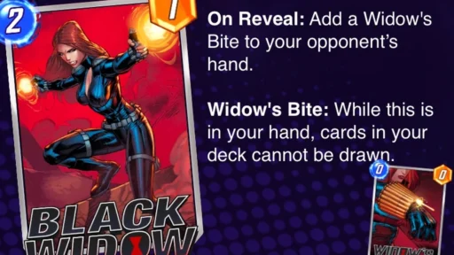 marvel snap best black widow decks