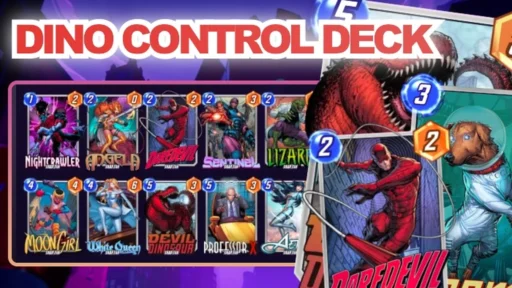marvel snap dino control deck guide