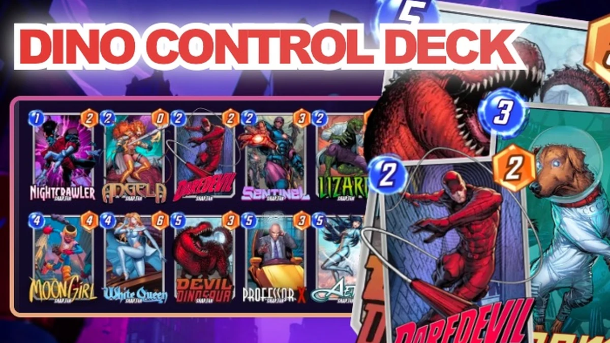 marvel snap dino control deck guide