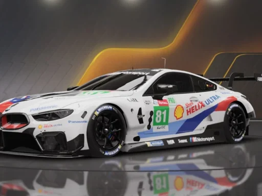racing master best tune for bmw m8 gte