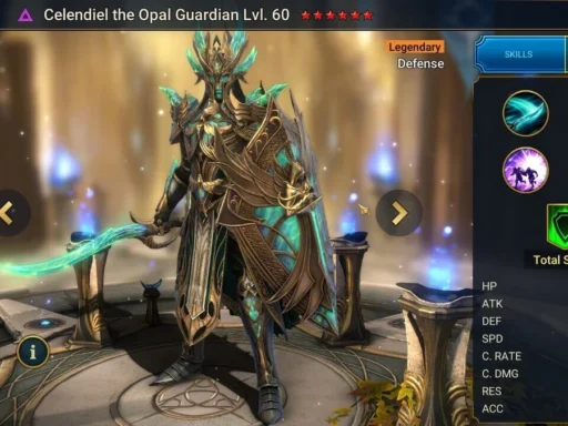 raid shadow legend best celendiel build
