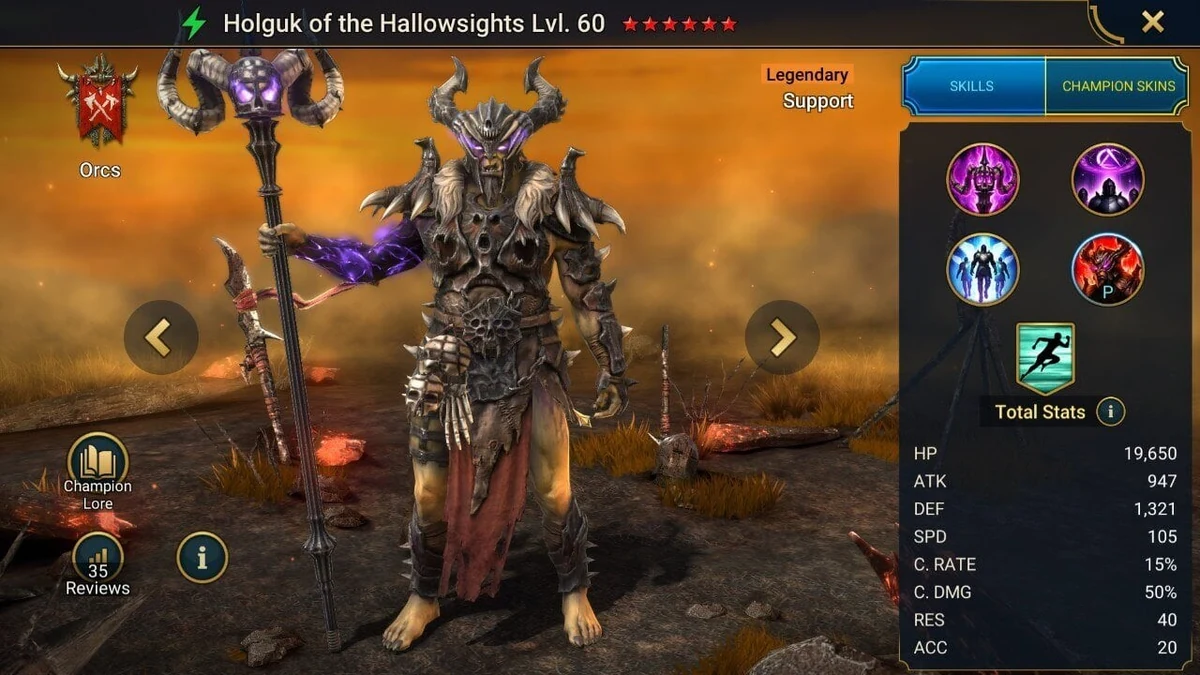 raid shadow legend best holguk hollowsights build