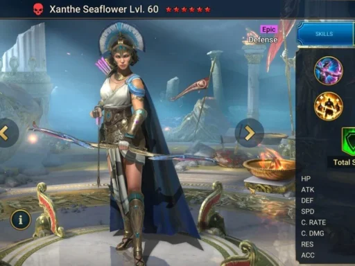 raid shadow legend best xanthe seaflower build