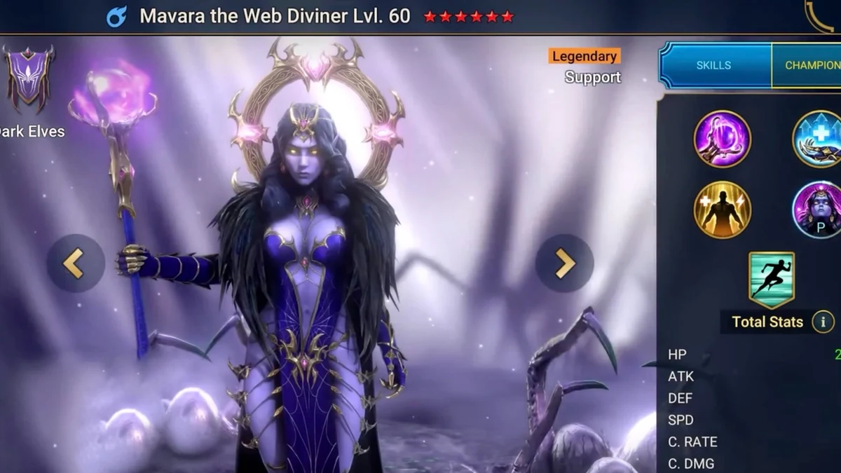 raid shadow legends best mavara build