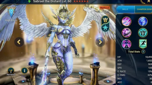 raid shadow legends best sabrael alt build