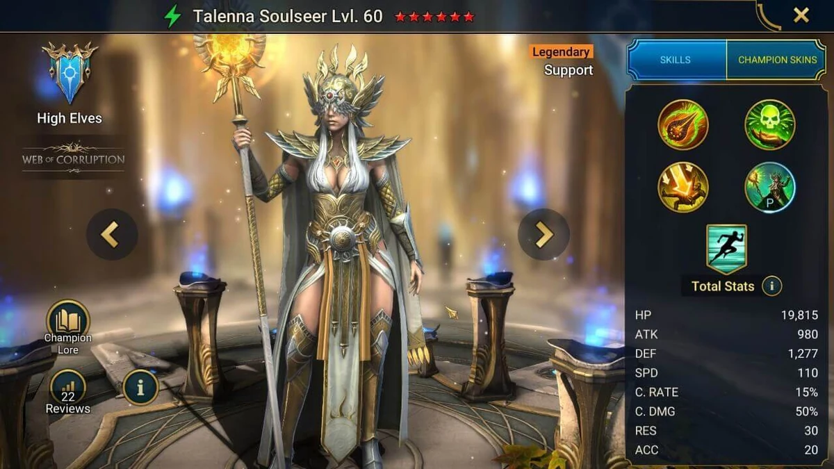 raid shadow legends best talenna soulseer build