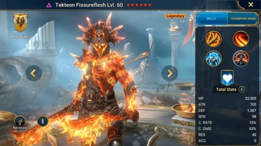 raid shadow legends best tekteon build