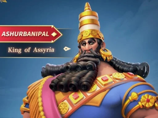 rise of kingdoms best ASHURBANIPAL build