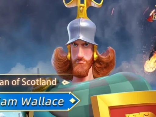 rise of kingdoms best william wallace build