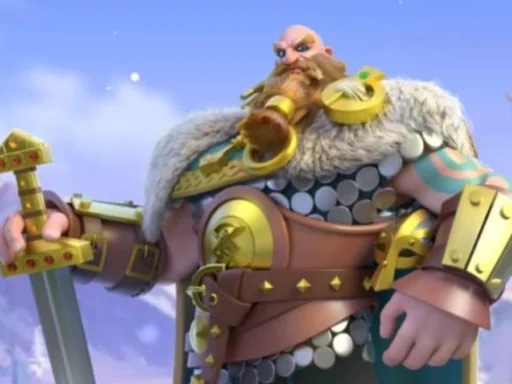 rise of kingdoms ragnar lodbrok best talent build and skill order
