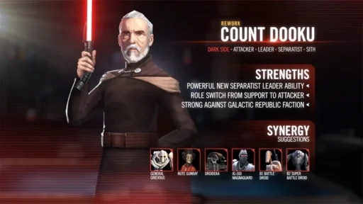 swgoh best count dooku build