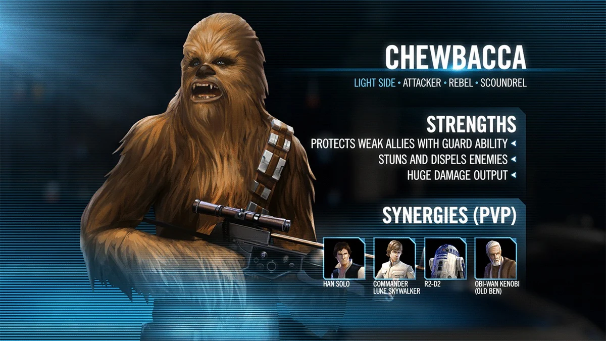 swgoh chewbacca best build