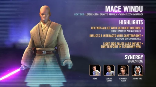 swgoh mace windu best build