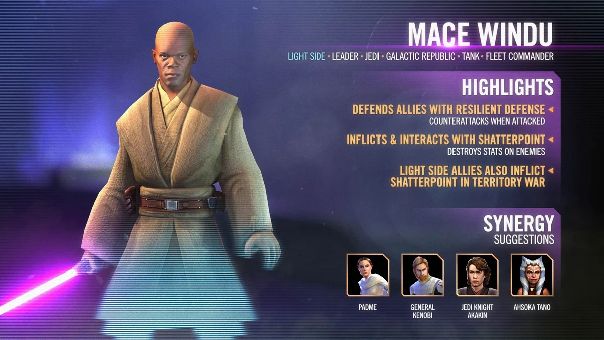 swgoh mace windu best build