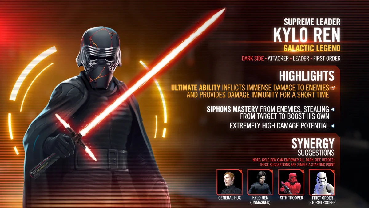 swgoh supreme leader kylo ren best build