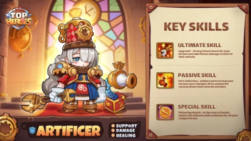 top heroes best artificer build