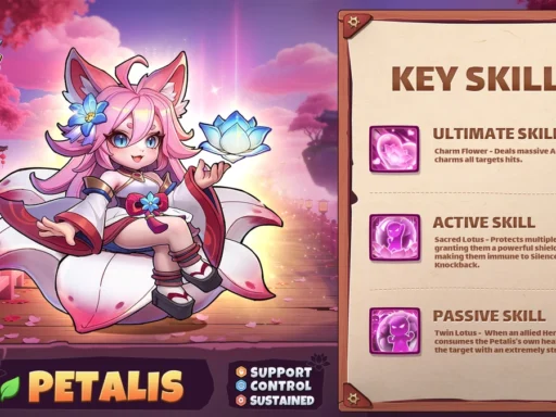 top heroes best petalis build