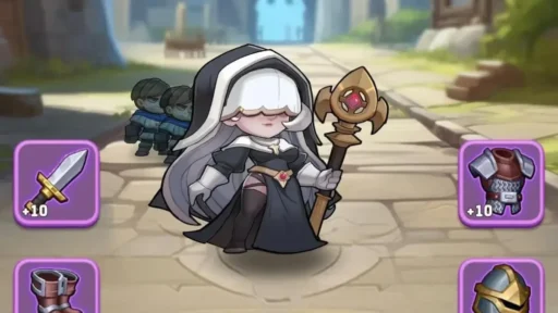 top heroes nun build