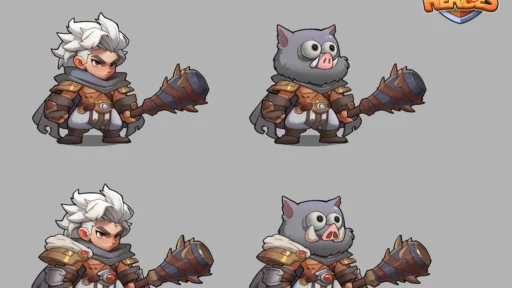 topheroes best barbarian build