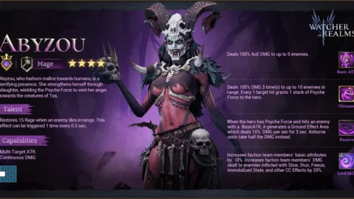 watcher of realms best abyzou build