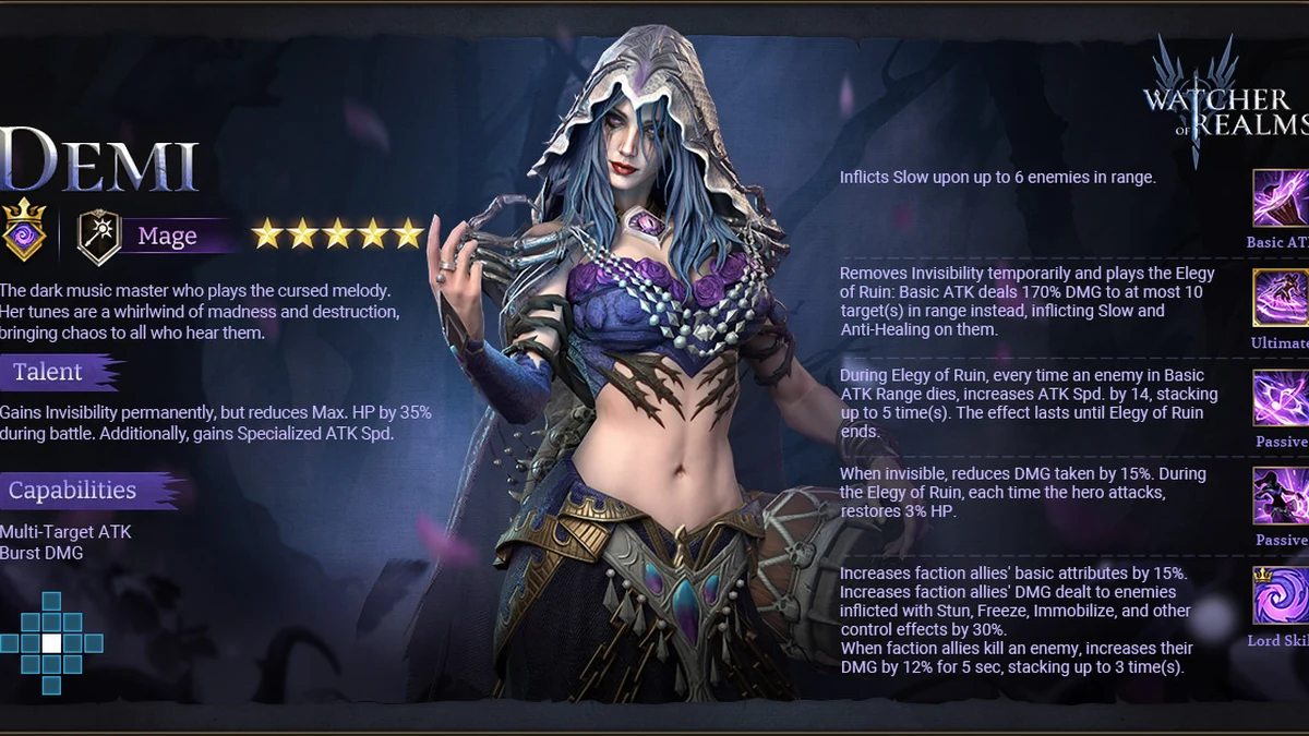 watcher of realms best demi build