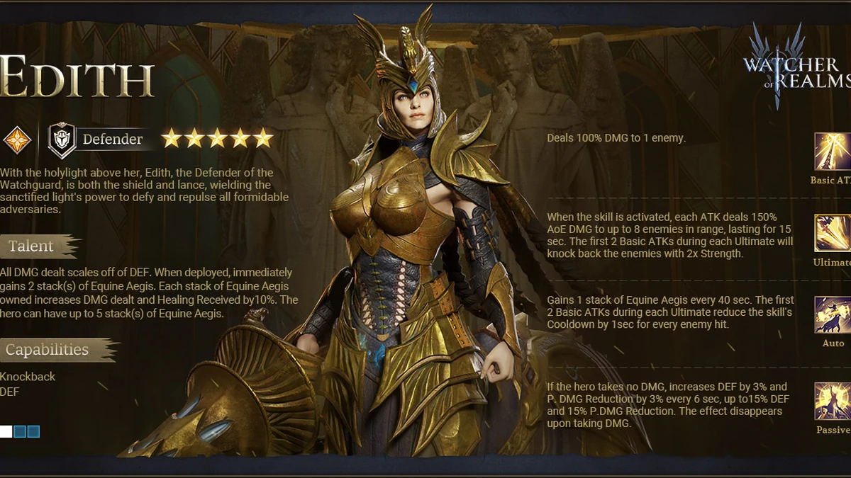 watcher of realms best edith build
