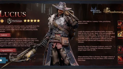 watcher of realms best lucius build