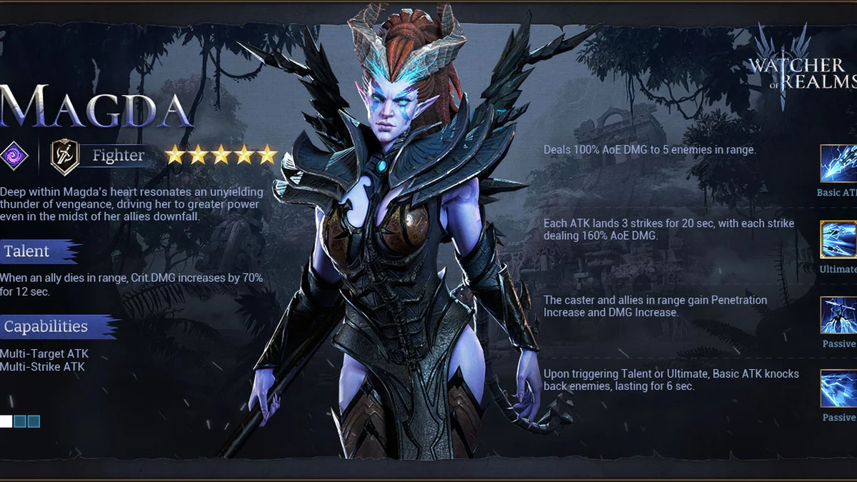 watcher of realms best magda build