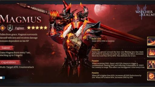 watcher of realms best magmus uild