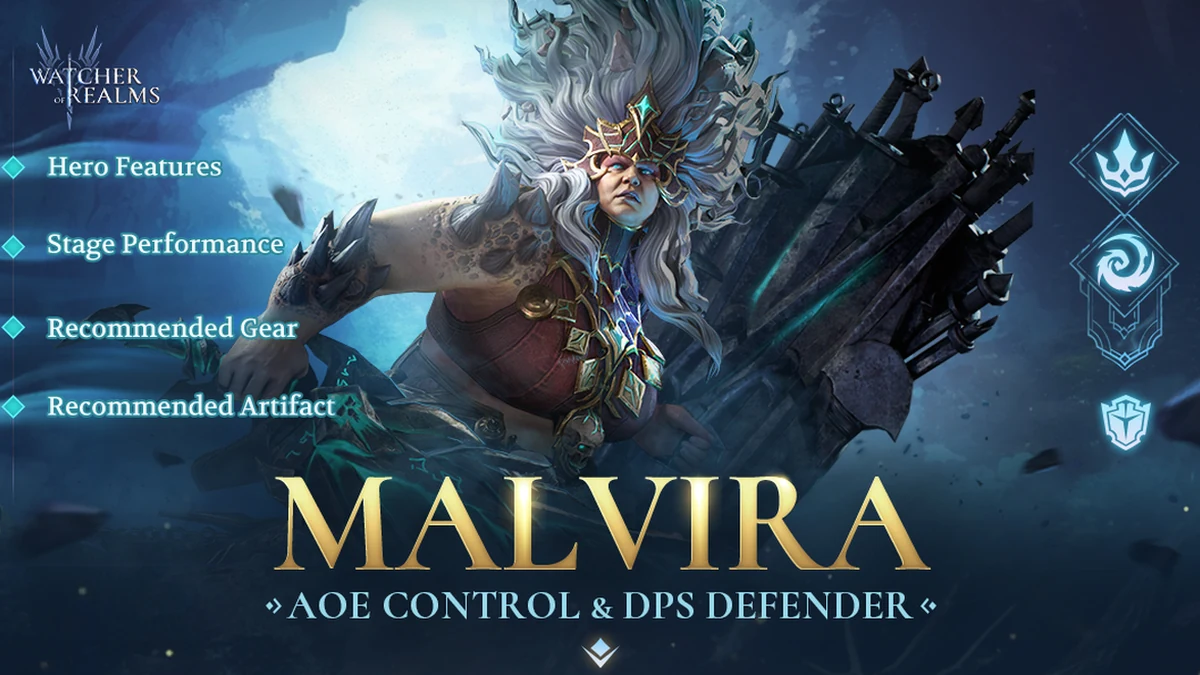 watcher of realms best malvira build