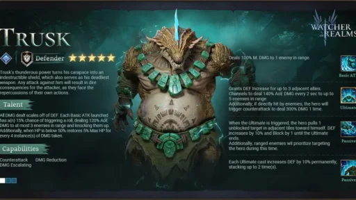 watcher of realms best trusk build