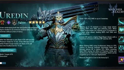 watcher of realms best uredin build